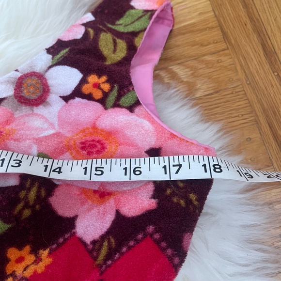 Vintage 70s Floral Maxi Dress – Boho Sleeveless Empire Waist - Picture 6 of 9